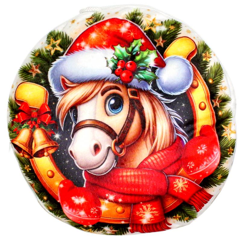 Сладкий новогодний подарок в мягкой упаковке весом 850 грамм